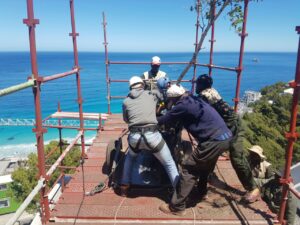 Mrs Lambert camps bay scaffold challenging planting (25)